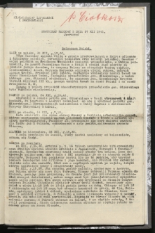 Komunikat Radiowy z dnia 27 XII 1941 - wydanie poranne