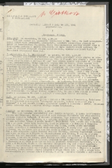 Komunikat Radiowy z dnia 29 XII 1941 - wydanie popołudniowe