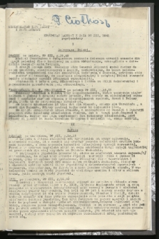 Komunikat Radiowy z dnia 30 XII 1941 - wydanie popołudniowe
