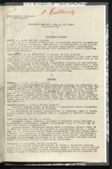 Komunikat Radiowy z dnia 31 XII 1941 - wydanie popołudniowe