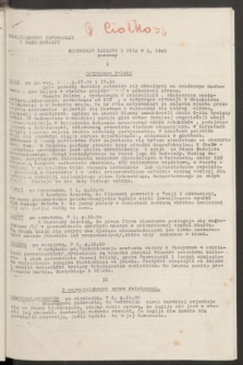 Komunikat Radiowy z dnia 9 I 1942 - wydanie poranne