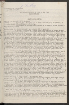 Komunikat Radiowy z dnia 14 I 1942 - wydanie popołudniowe