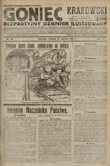 Goniec Krakowski : bezpartyjny dziennik popularny. 1922, nr 80