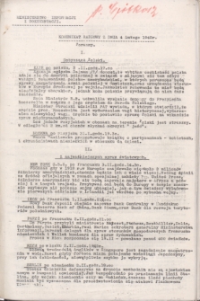 Komunikat Radiowy z dnia 4 lutego 1942 - wydanie poranne