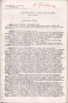 Komunikat Radiowy z dnia 4 lutego 1942 - wydanie popołudniowe