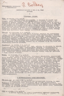 Komunikat Radiowy z dnia 8 I 1942 - wydanie poranne