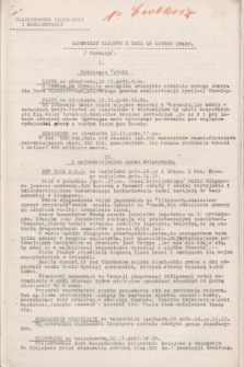 Komunikat Radiowy z dnia 12 lutego 1942 - wydanie poranne