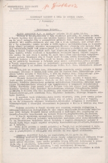 Komunikat Radiowy z dnia 13 lutego 1942 - wydanie poranne