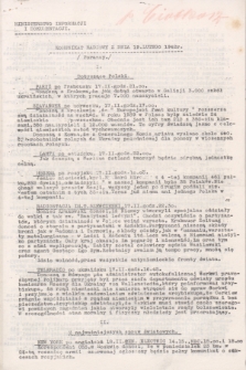 Komunikat Radiowy z dnia 19 lutego 1942 - wydanie poranne
