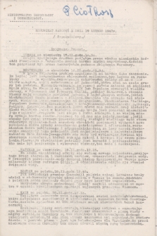 Komunikat Radiowy z dnia 19 lutego 1942 - wydanie popołudniowe