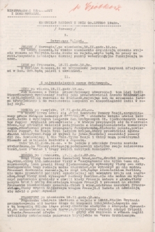Komunikat Radiowy z dnia 20 lutego 1942 - wydanie poranne