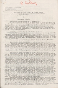 Komunikat Radiowy z dnia 25 lutego 1942 - wydanie popołudniowe