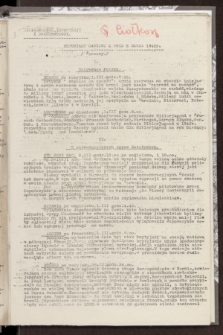 Komunikat Radiowy z dnia 3 marca 1942 - wydanie poranne