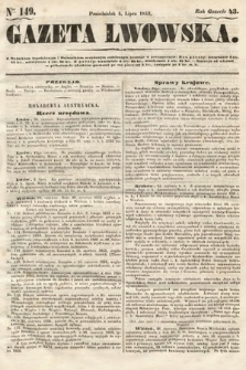 Gazeta Lwowska. 1853, nr 149