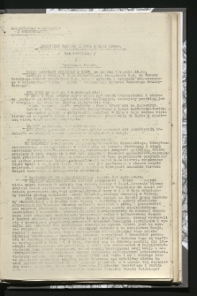 Komunikat Radiowy z dnia 8 maja 1942 - wydanie popołudniowe