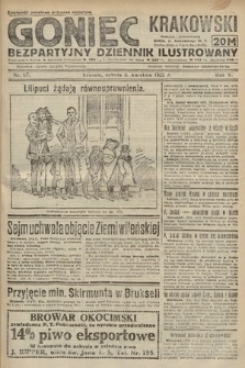 Goniec Krakowski : bezpartyjny dziennik popularny. 1922, nr 97