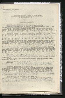 Komunikat Radiowy z dnia 27 maja 1942 - wydanie popołudniowe
