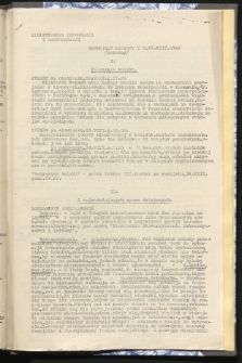 Komunikat Radiowy z dnia 31 VIII 1942 - wydanie poranne