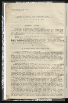 Komunikat Radiowy z dnia 3 listopada 1942 + dod. - wydanie poranne