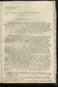 Komunikat Radiowy z dnia 9 listopada 1942 - wydanie popołudniowe