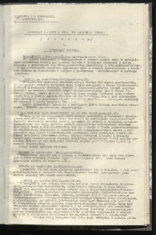 Komunikat Radiowy z dnia 16 listopada 1942 - wydanie poranne