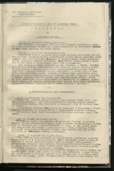 Komunikat Radiowy z dnia 17 listopada 1942 - wydanie poranne