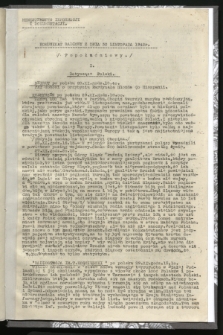 Komunikat Radiowy z dnia 30 listopada 1942 - wydanie popołudniowe