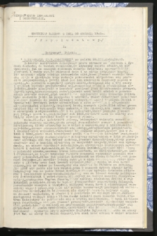 Komunikat Radiowy z dnia 28 grudnia 1942 - wydanie popołudniowe