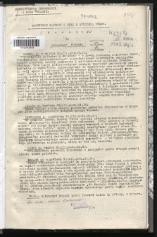 Komunikat Radiowy z dnia 2 stycznia 1943 - wydanie poranne