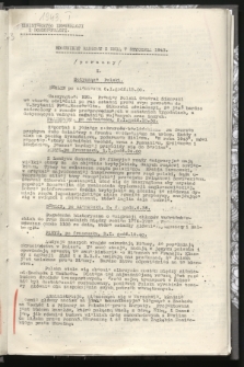 Komunikat Radiowy z dnia 7 stycznia 1943 - wydanie poranne