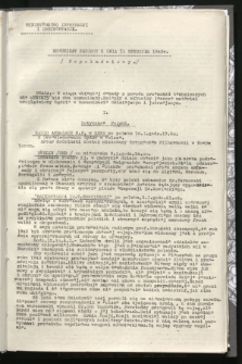 Komunikat Radiowy z dnia 11 stycznia 1943 - wydanie popołudniowe