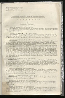 Komunikat Radiowy z dnia 14 stycznia 1943 - wydanie poranne