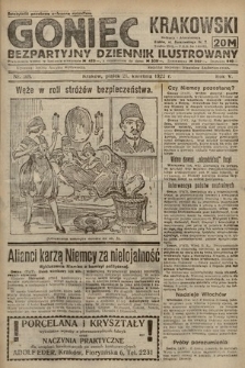 Goniec Krakowski : bezpartyjny dziennik popularny. 1922, nr 108