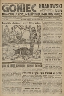 Goniec Krakowski : bezpartyjny dziennik popularny. 1922, nr 109