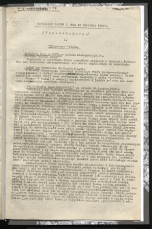 Komunikat Radiowy z dnia 29 stycznia 1943 - wydanie popołudniowe