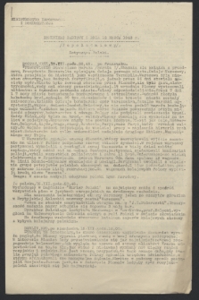 Komunikat Radiowy z dnia 16 marca 1943 - wydanie popołudniowe