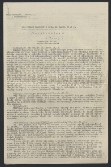 Komunikat Radiowy z dnia 25 marca 1943 - wydanie popołudniowe