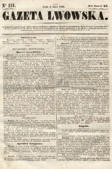 Gazeta Lwowska. 1853, nr 151