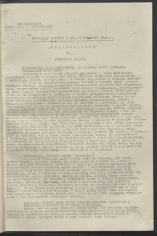 Komunikat Radiowy z dnia 6 kwietnia 1943 - wydanie popołudniowe