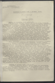 Komunikat Radiowy z dnia 9 kwietnia 1943 - wydanie poranne