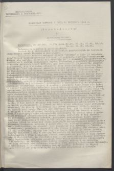 Komunikat Radiowy z dnia 20 kwietnia 1943 - wydanie popołudniowe