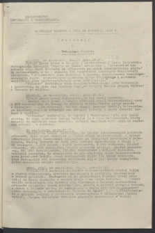 Komunikat Radiowy z dnia 28 kwietnia 1943 - wydanie poranne
