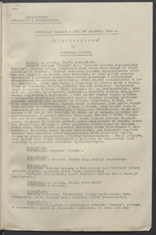 Komunikat Radiowy z dnia 29 kwietnia 1943 - wydanie popołudniowe