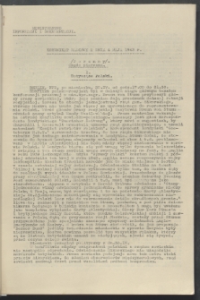 Komunikat Radiowy z dnia 4 maja 1943, część pierwsza - wydanie poranne