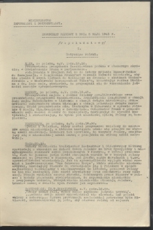 Komunikat Radiowy z dnia 5 maja 1943 - wydanie popołudniowe