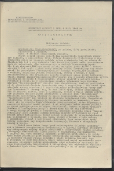 Komunikat Radiowy z dnia 6 maja 1943 - wydanie popołudniowe