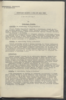 Komunikat Radiowy z dnia 29 maja 1943 - wydanie poranne