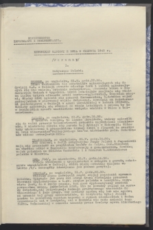Komunikat Radiowy z dnia 2 czerwca 1943 - wydanie poranne
