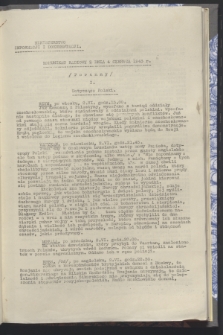 Komunikat Radiowy z dnia 4 czerwca 1943 - wydanie poranne