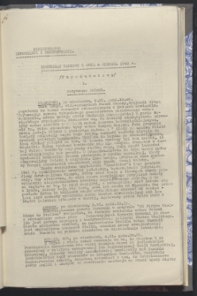 Komunikat Radiowy z dnia 4 czerwca 1943 - wydanie popołudniowe
